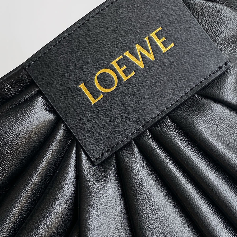 L0ew* Draped tote in mellow nappa lambskin(HIGH-END GRADE)