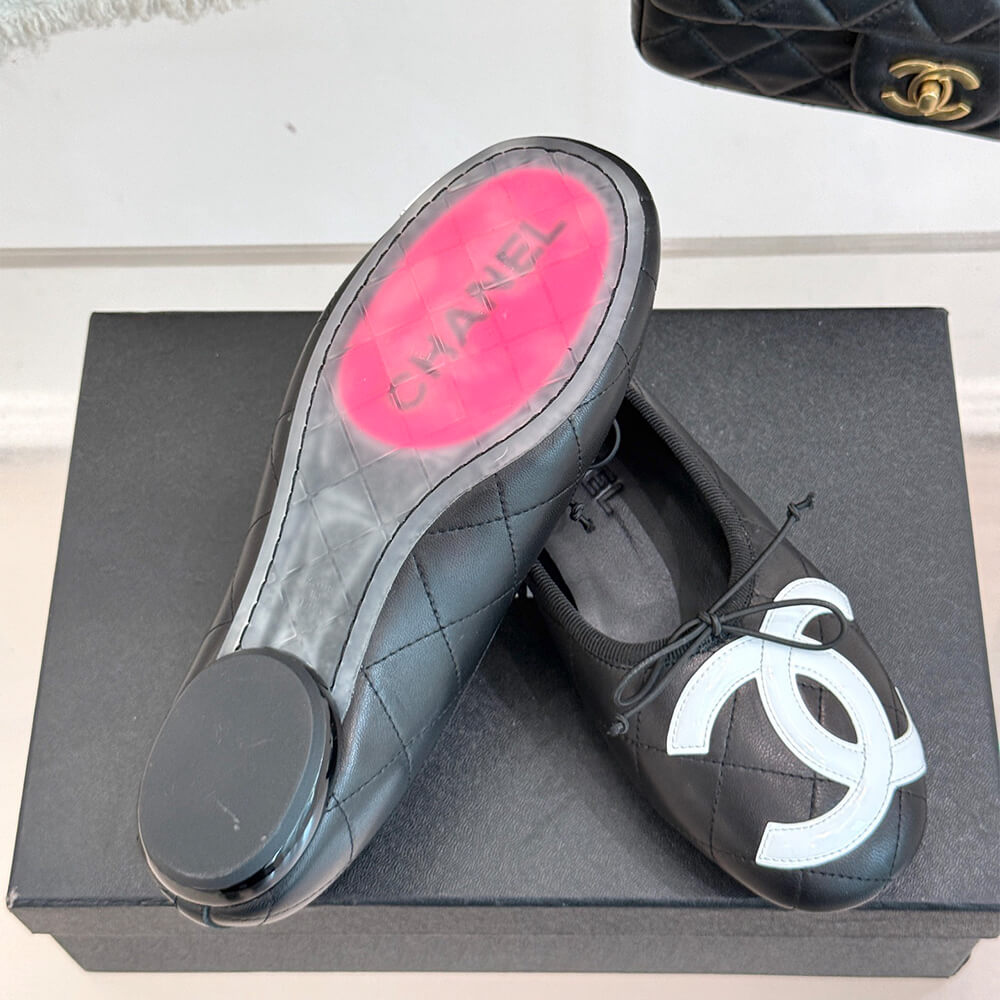 Ch**el Quilted Ballerina Flats