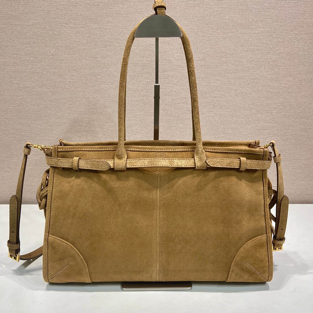 Pra*a Bonnie large leather handbag(TAX-FREE GRADE)