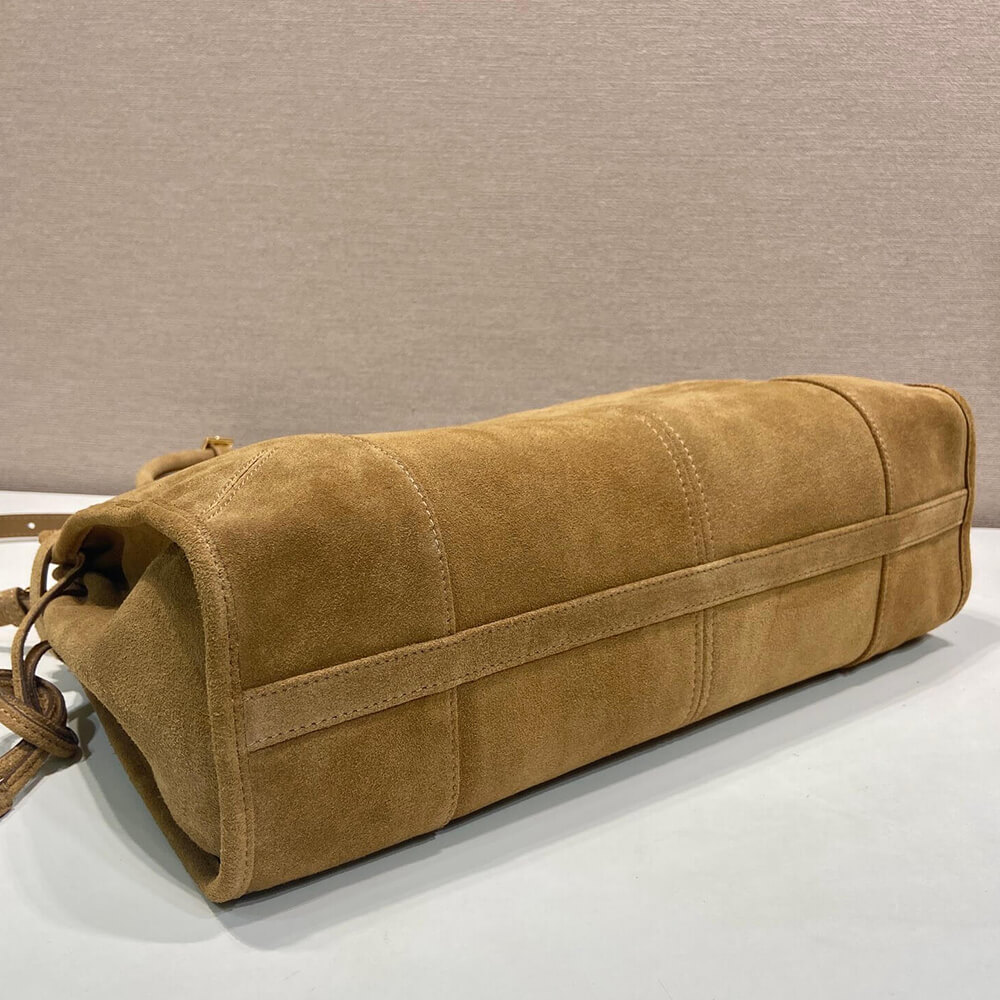 Pra*a Bonnie large leather handbag(TAX-FREE GRADE)