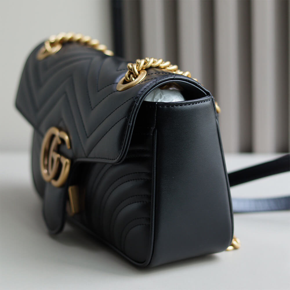 GG Marmont small matelasse shoulder bag(HIGH-END GRADE)