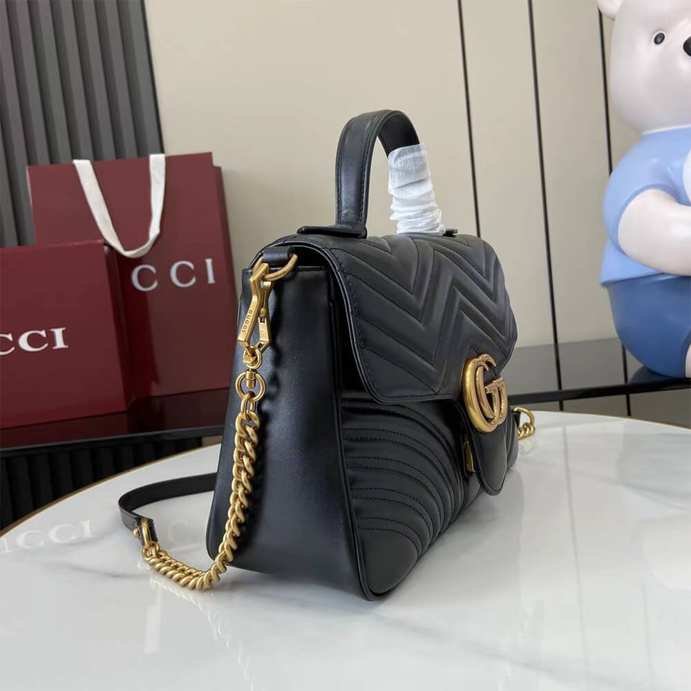 Gvc*1 GG Marmont Small Top Handle Bag(HIGH-END GRADE)