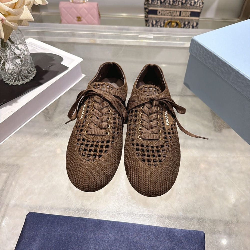 Pra*a Collapse crochet laced sneakers (EU SIZE 35-41)