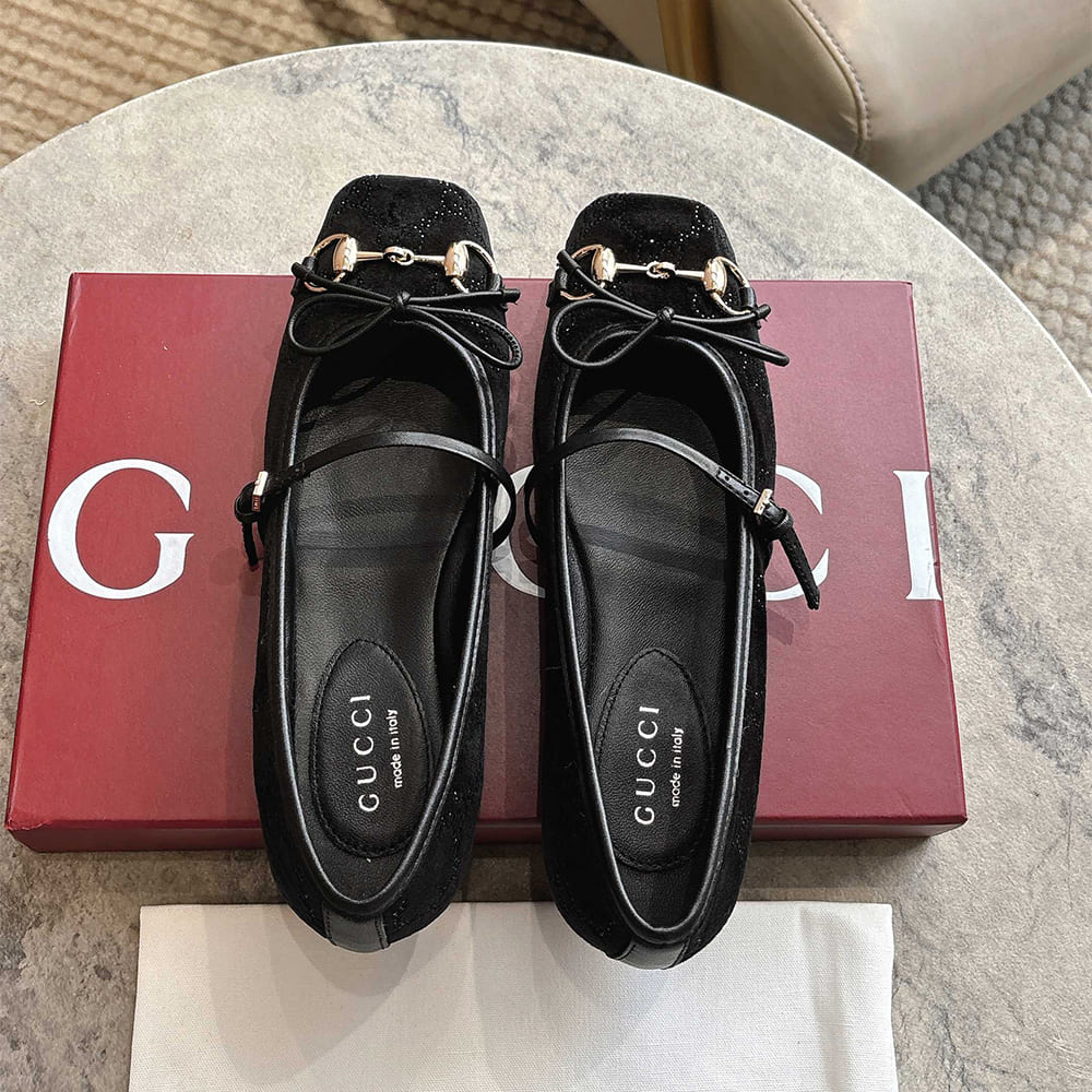 Gvc*1 GG crystal horsebit ballet flat (EU SIZE 35-42)