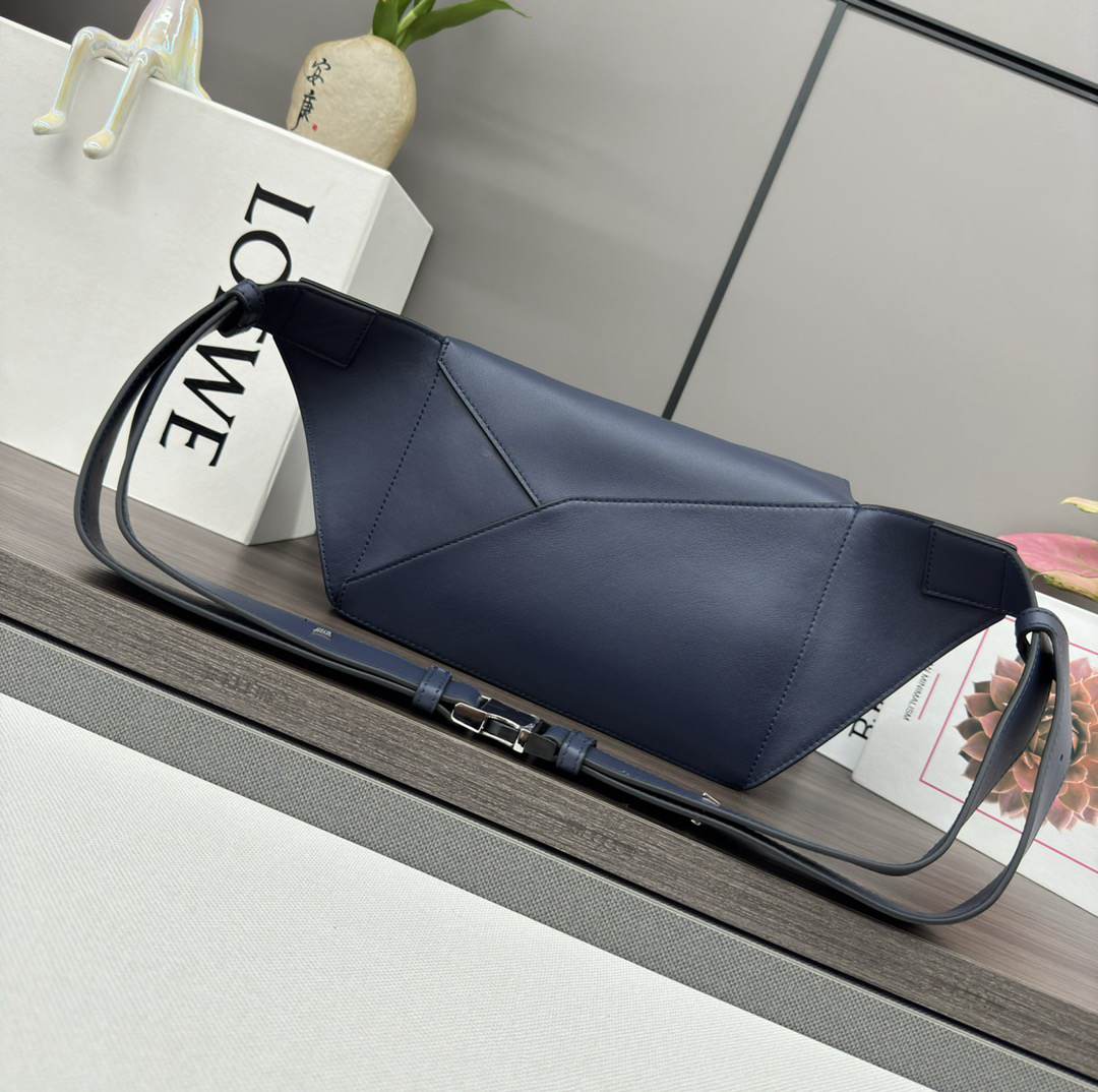 L0ew* Small Puzzle Edge bumbag in classic calfskin(HIGH-END GRADE)