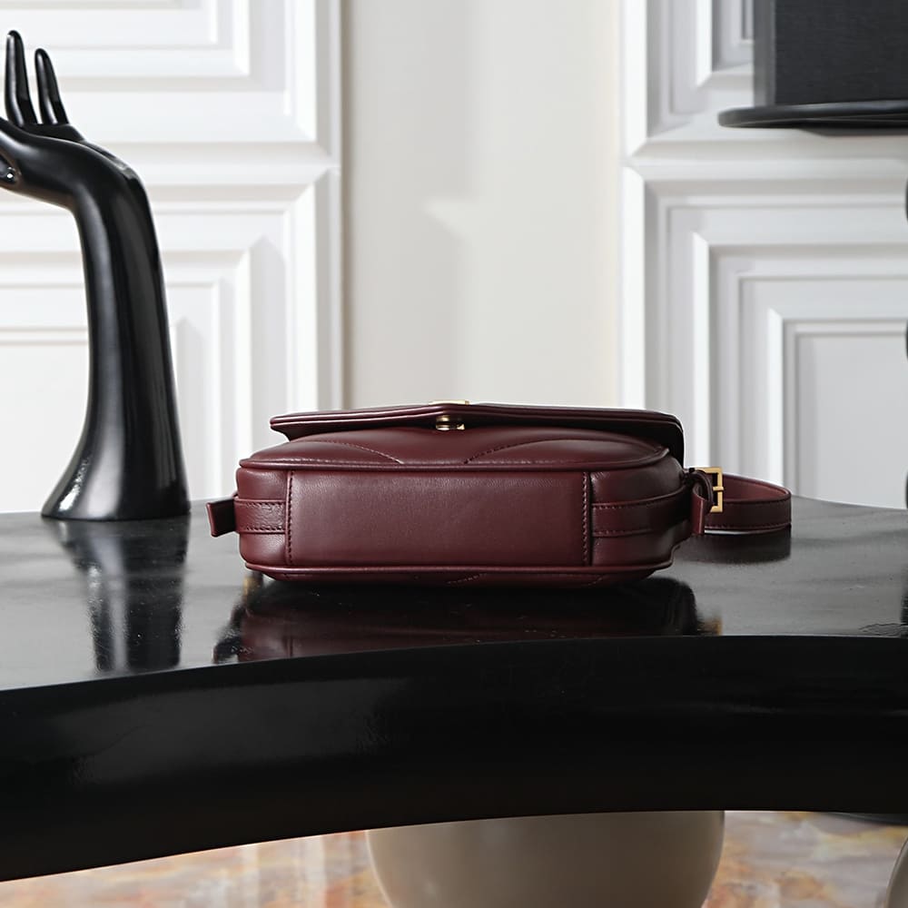 Y51 LOULOU toy crossbody in MATELASSE lambskin
