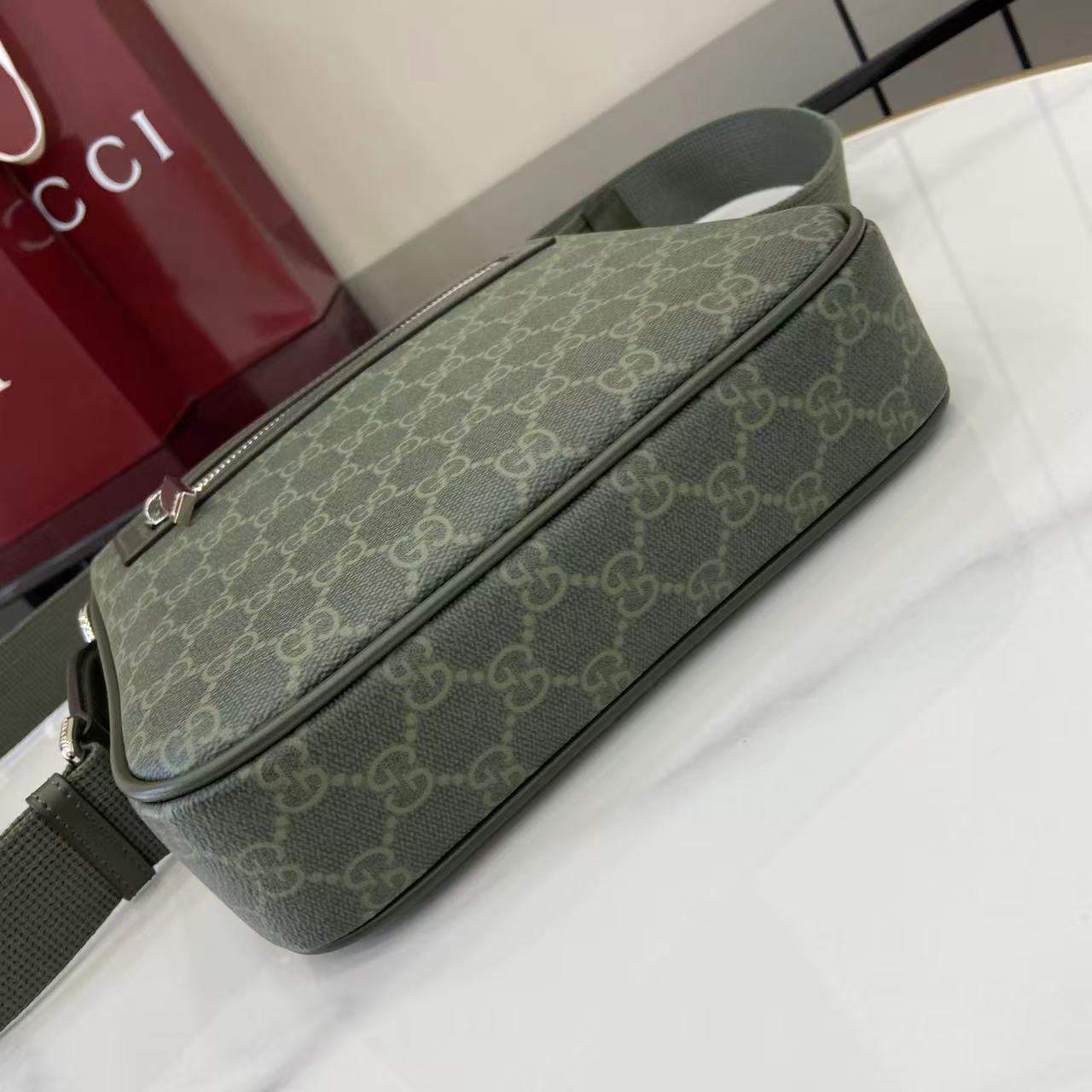 GG Black small messenger bag(HIGH-END GRADE)