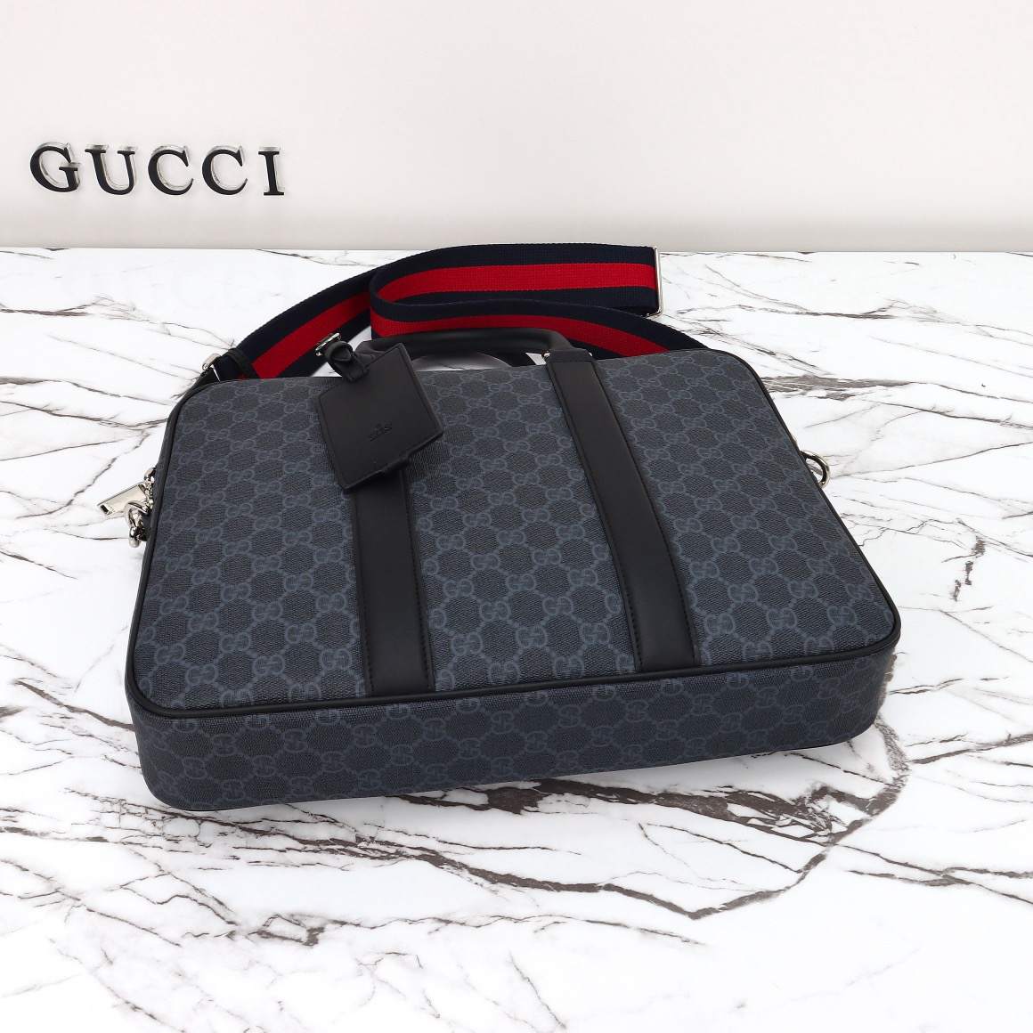 GG Black medium briefcase(HIGH-END GRADE)