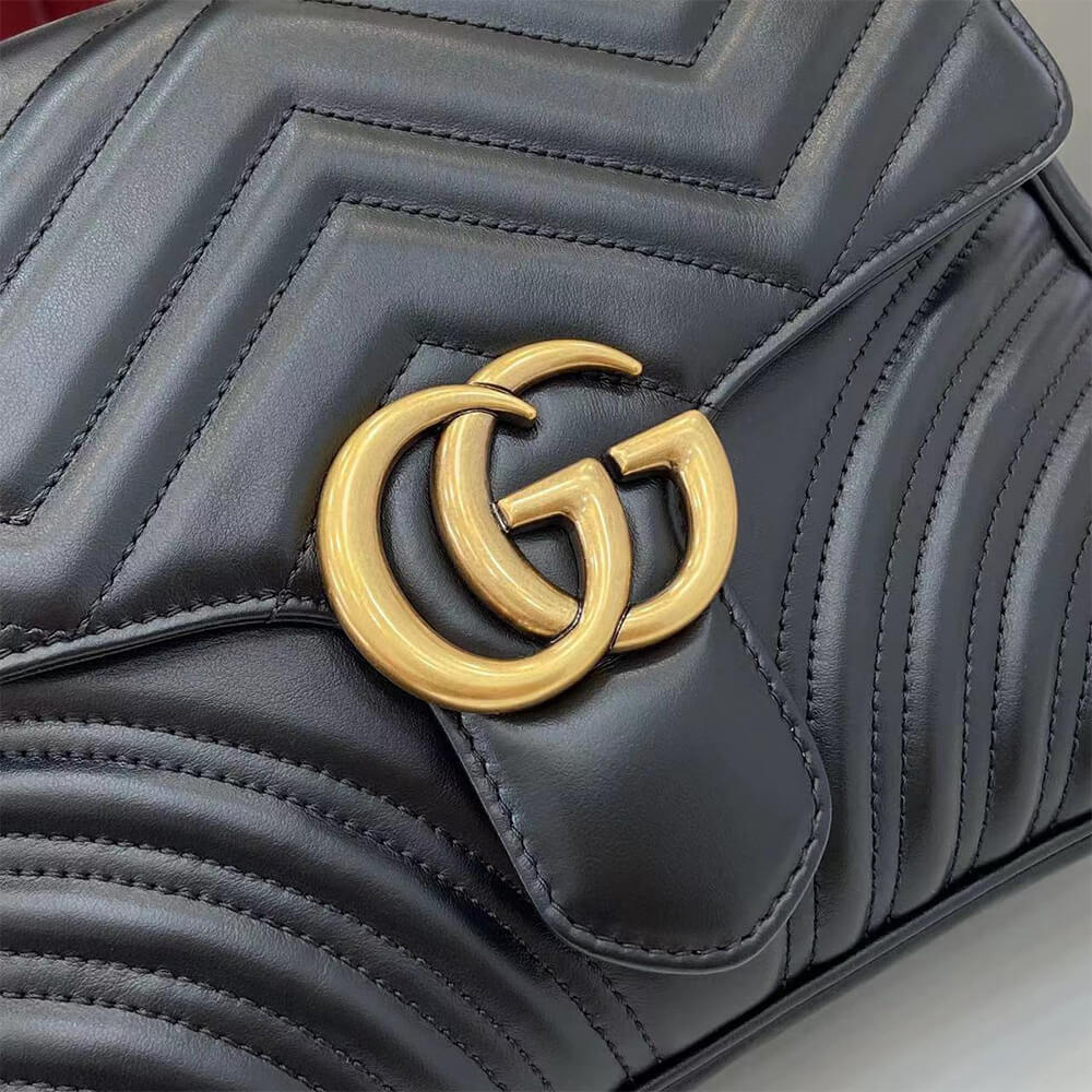 Gvc*1 GG Marmont Small Top Handle Bag(HIGH-END GRADE)