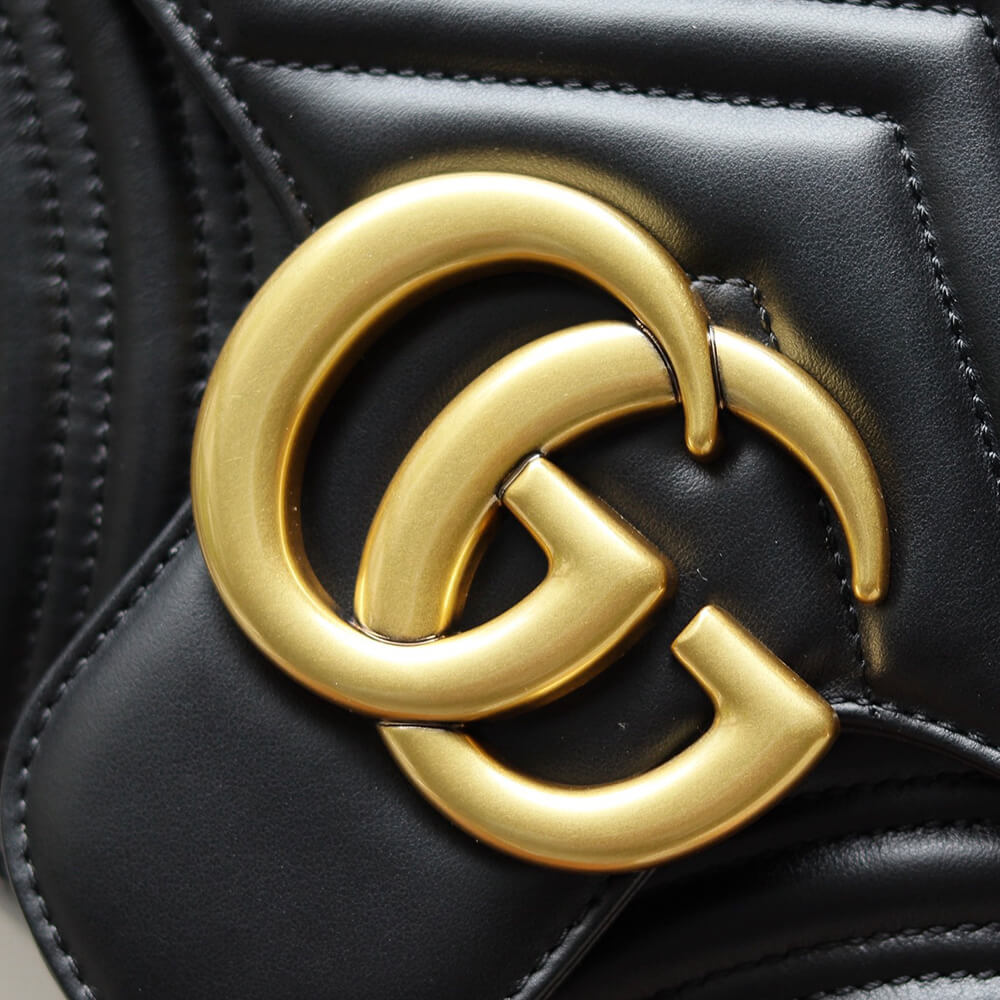 GG Marmont medium matelasse shoulder bag(HIGH-END GRADE)