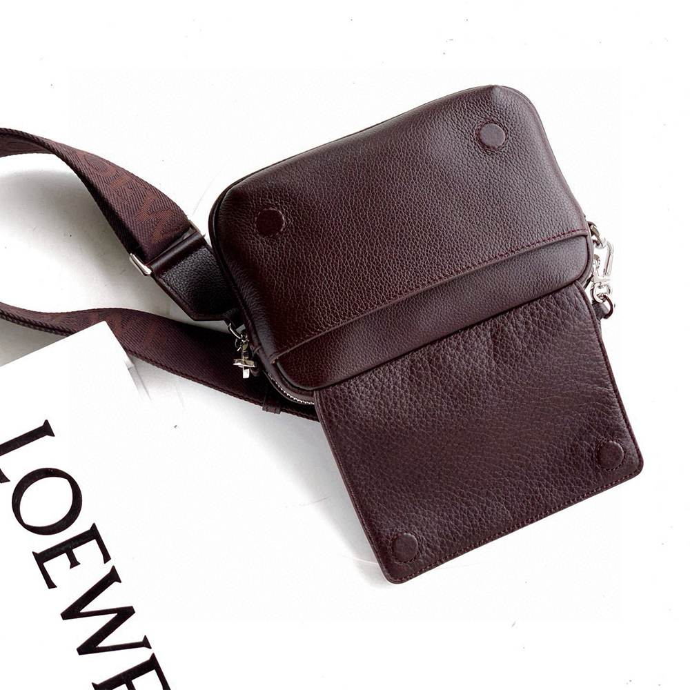 L0ew* Small Pebble messenger bag(HIGH-END GRADE)