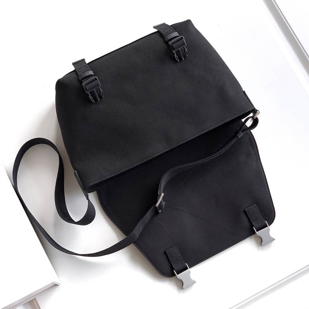 L0ew* Medium Flex messenger in canvas and suede(HIGH-END GRADE)