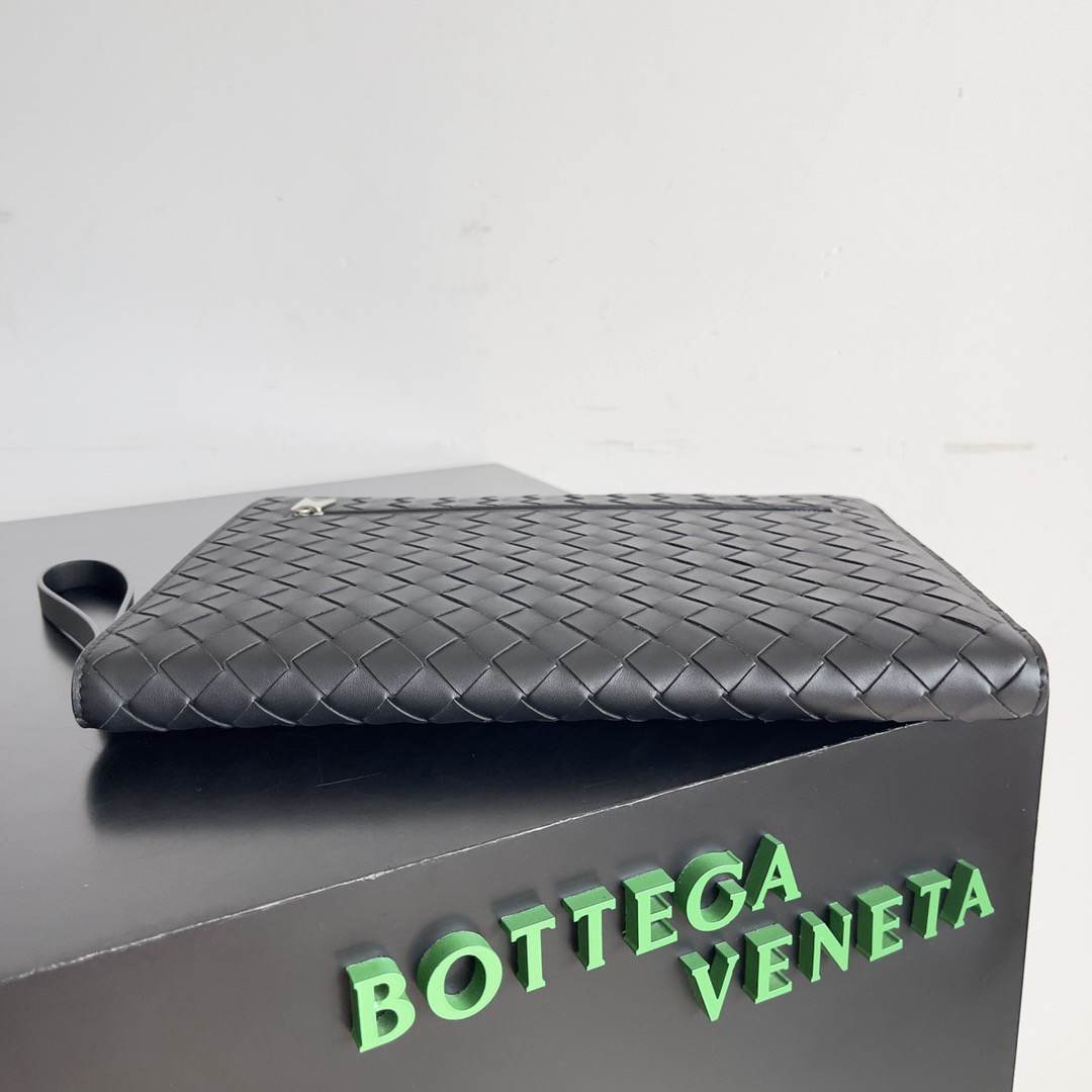 B0tt*ga Ven*ta Intrecciato Document Case With Wristlet(HIGH-END GRADE)