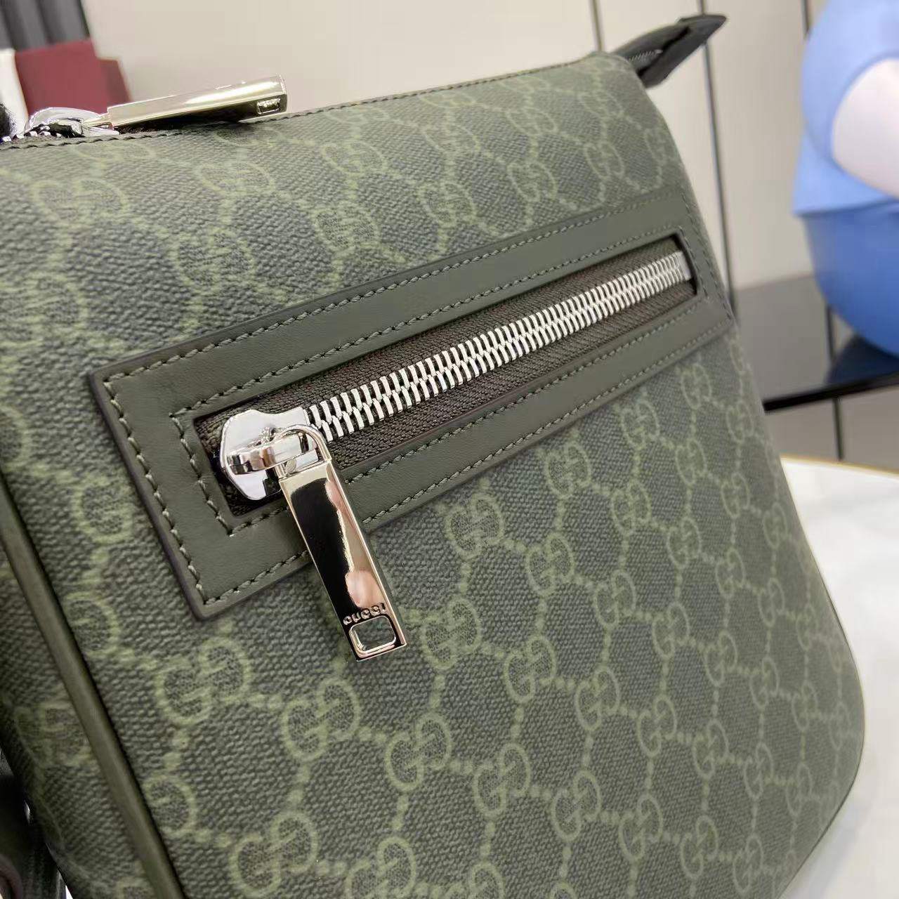 GG Black small messenger bag(HIGH-END GRADE)