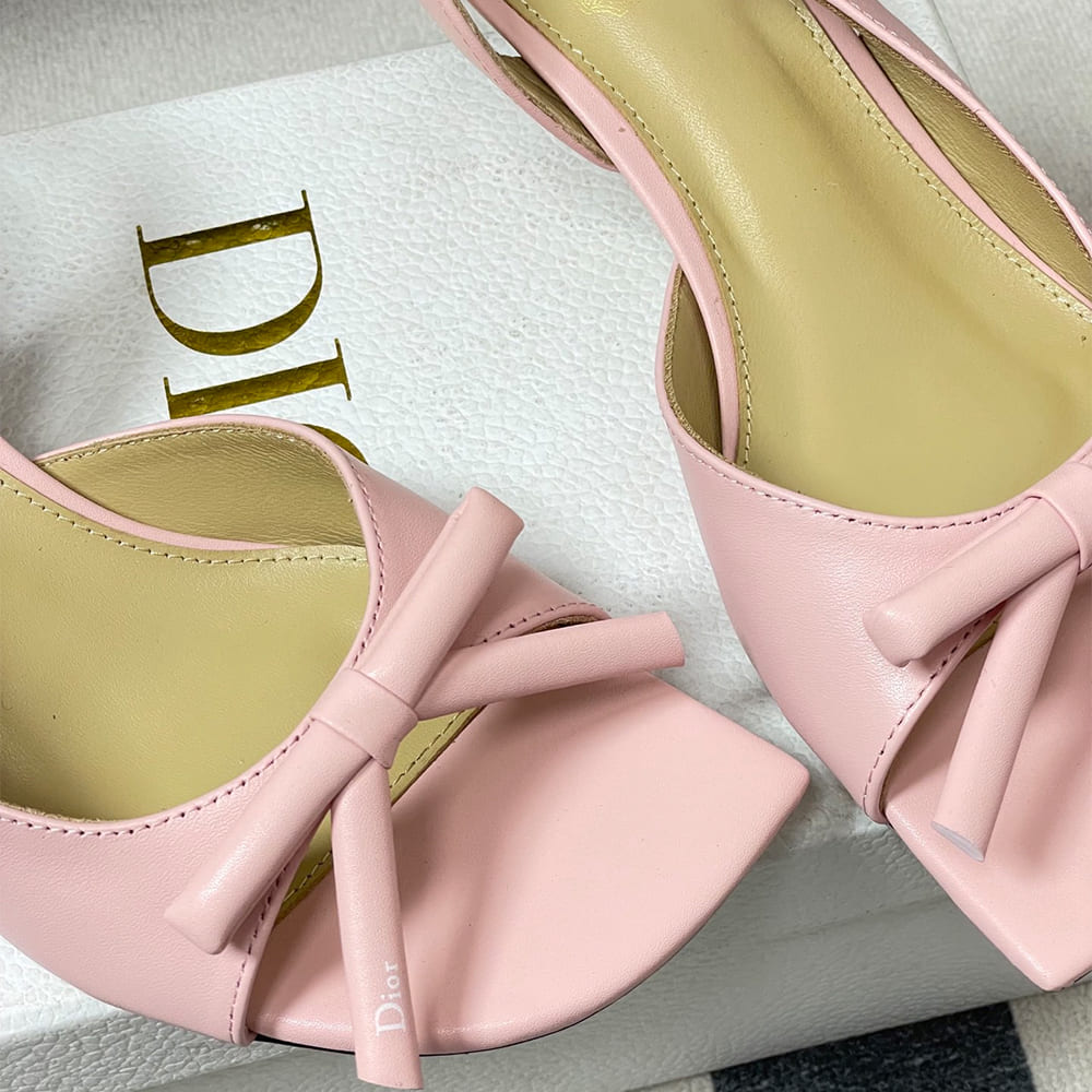 D10r Bow Heeled Slingback Sandal (EU SIZE 35-42)