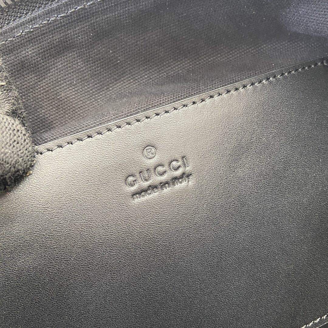 GG Black small messenger bag(HIGH-END GRADE)