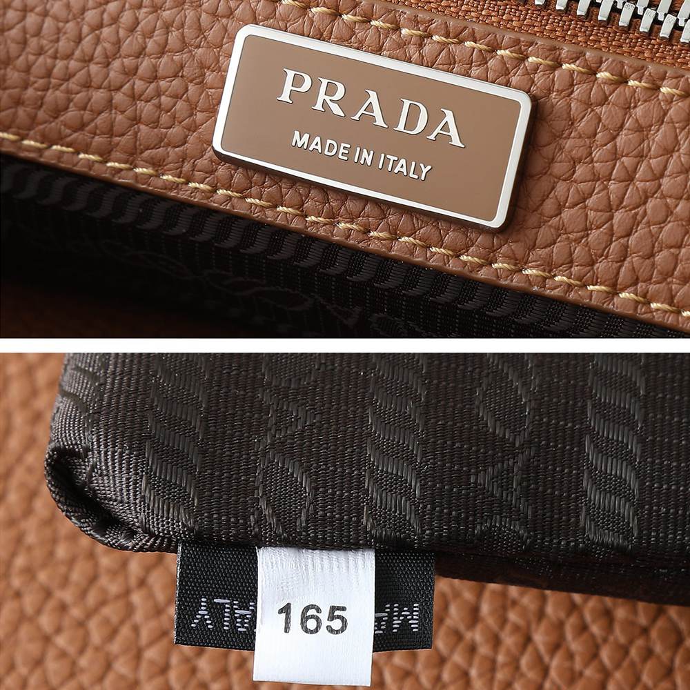 Pra*a Leather shoulder bag(HIGH-END GRADE)