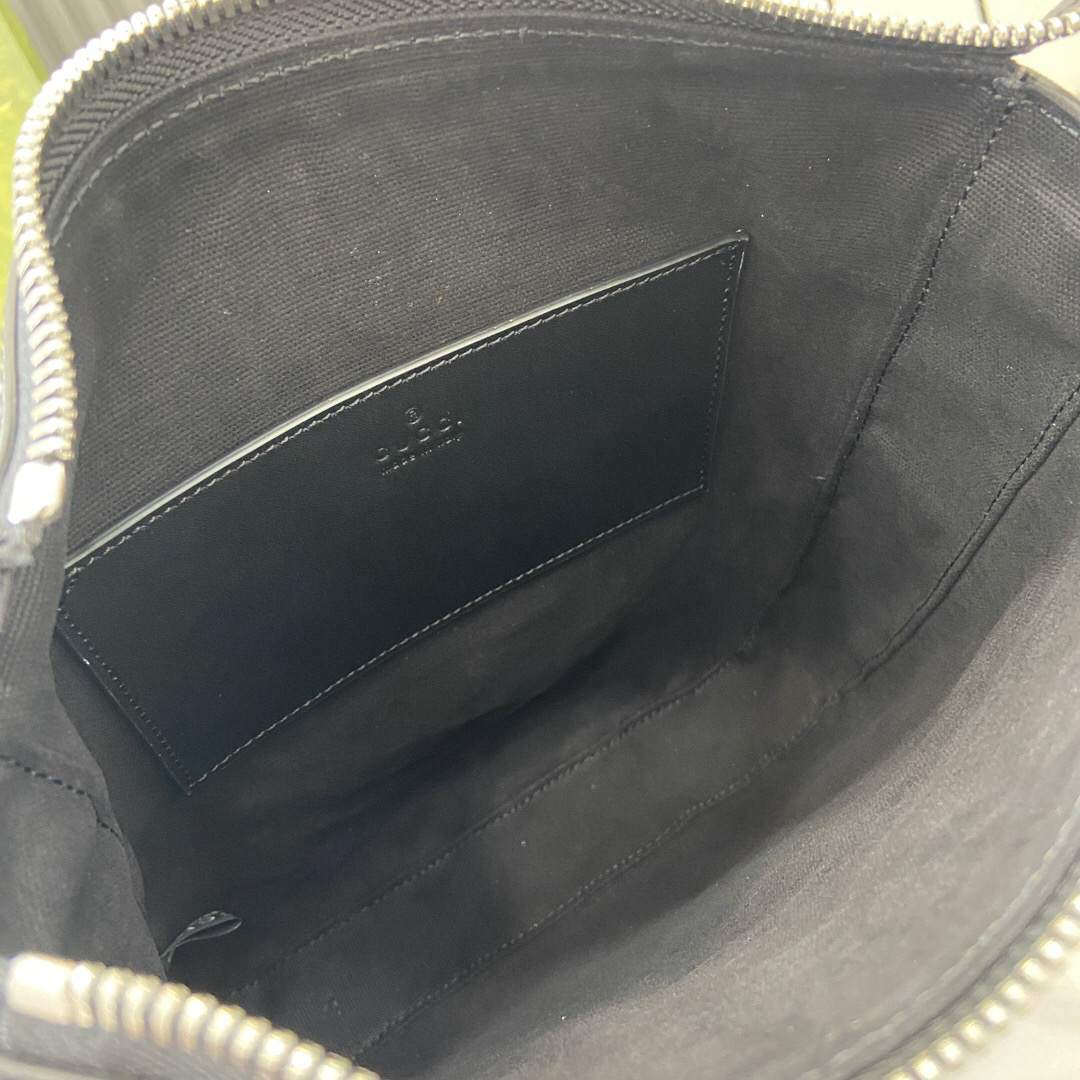 GG Black small messenger bag(HIGH-END GRADE)