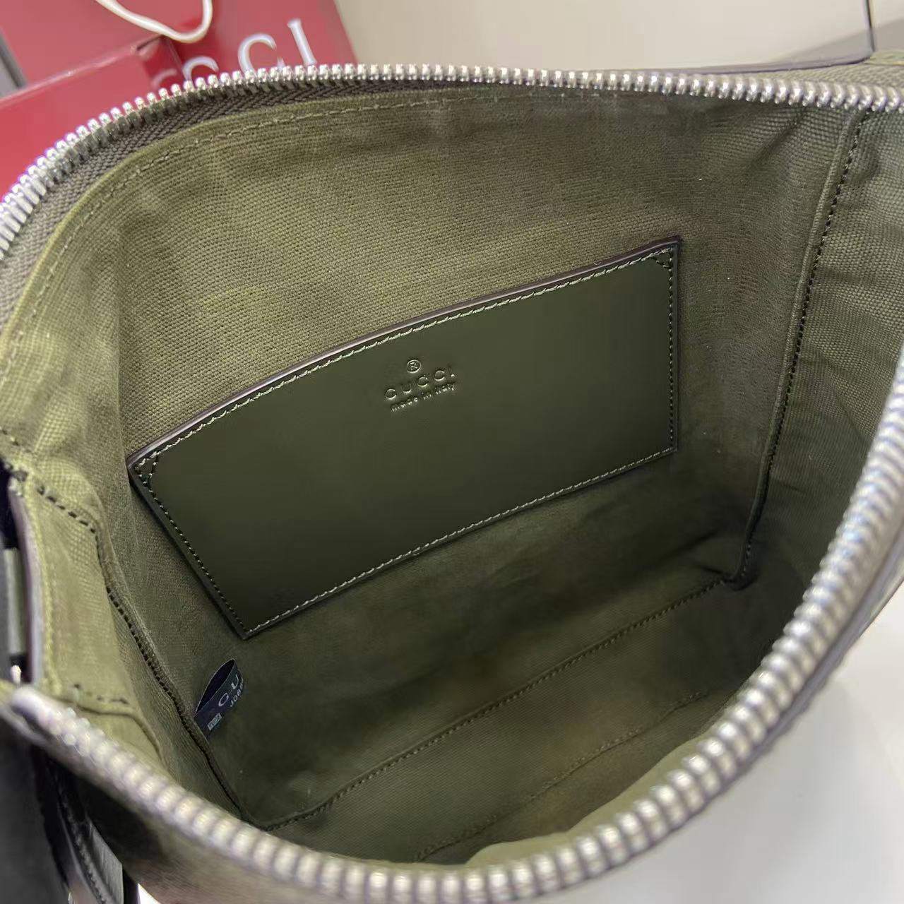 GG Black small messenger bag(HIGH-END GRADE)