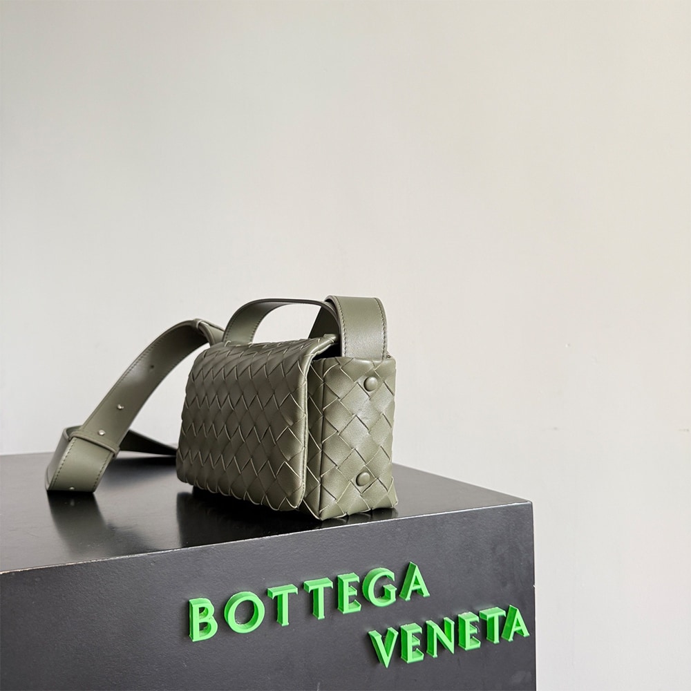 B0tt*ga Ven*ta Intrecciato Mini Bag With Flap(HIGH-END GRADE)