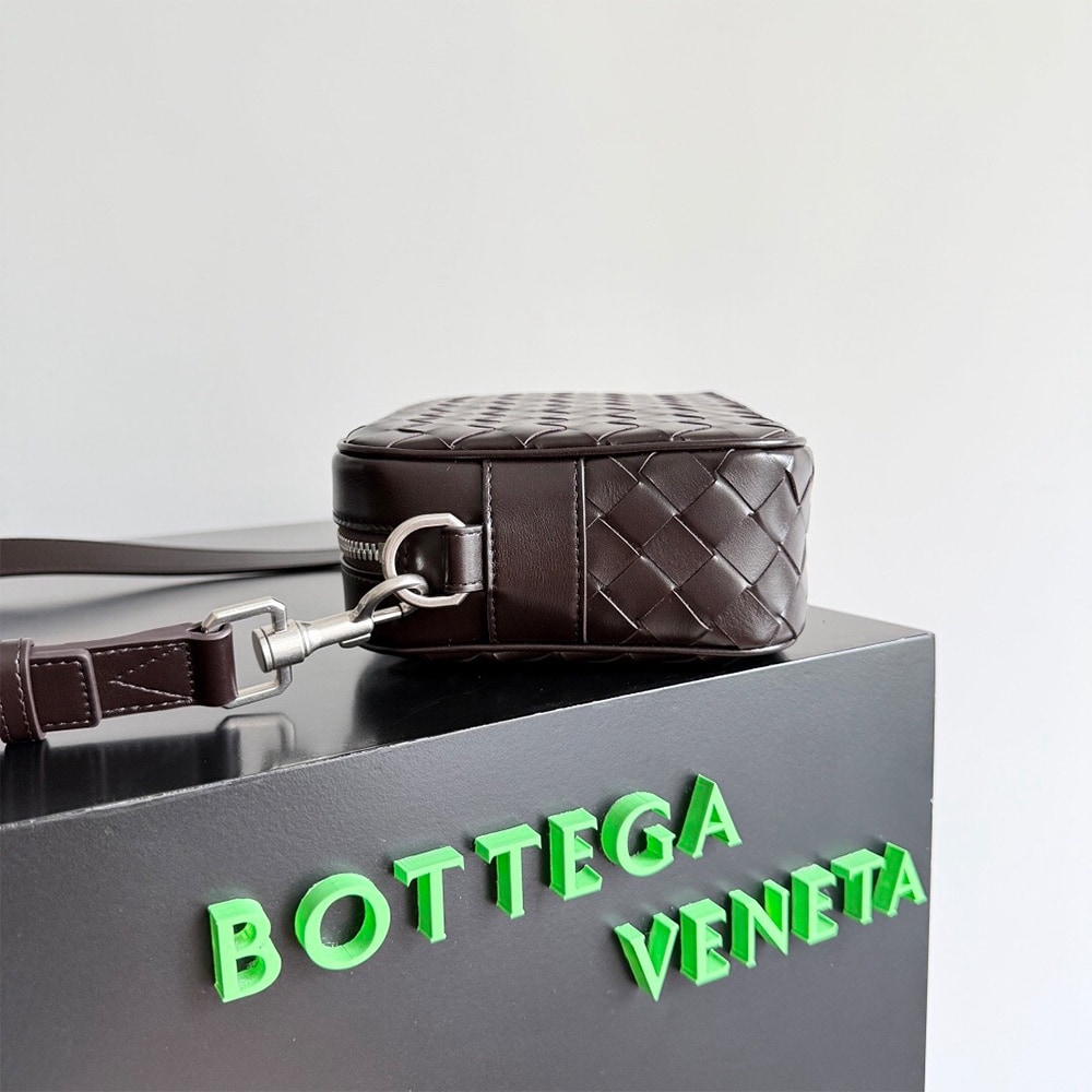 B0tt*ga Ven*ta Small Intrecciato Camera Bag(HIGH-END GRADE)