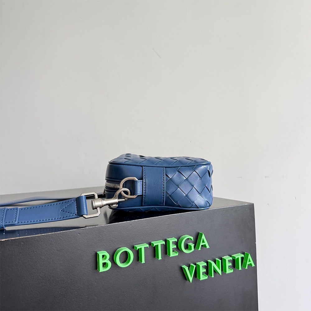 B0tt*ga Ven*ta Small Intrecciato Camera Bag(HIGH-END GRADE)
