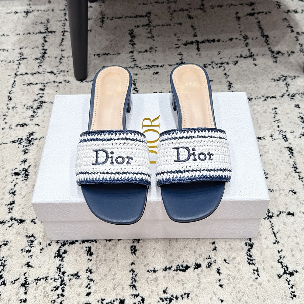 D10riviera D10r Woven Heeled Slide (EU SIZE 35-42)
