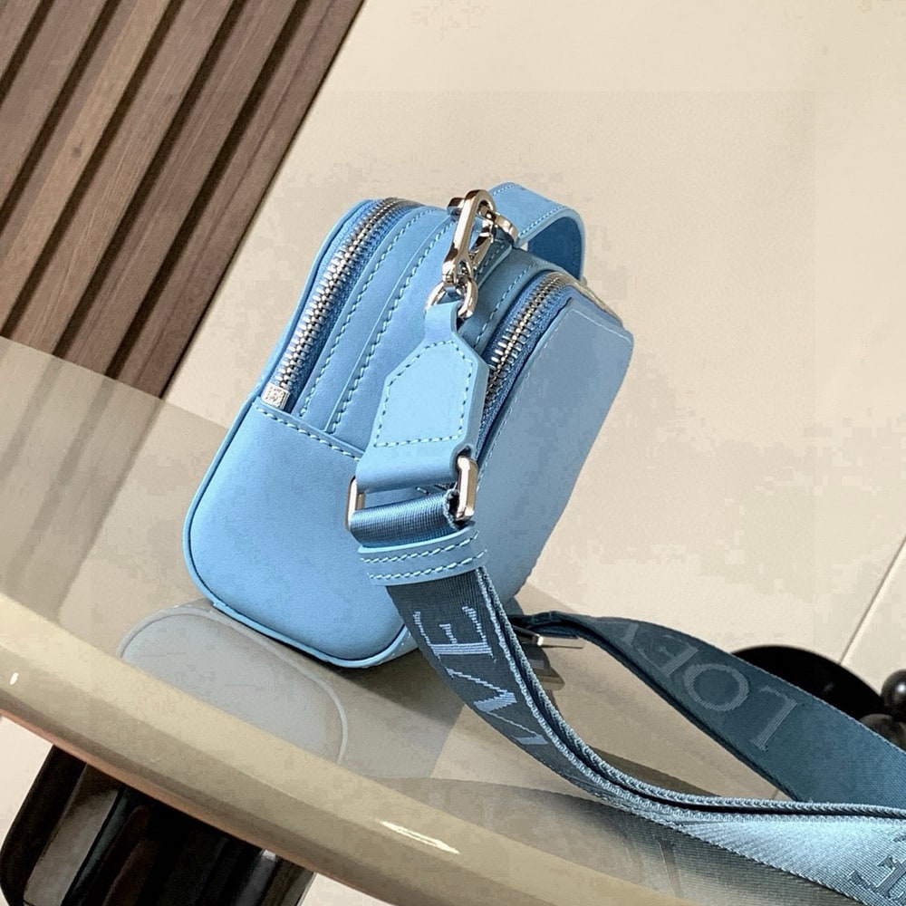 L0ew* Mini crossbody camera bag in satin calfskin (HIGH-END GRADE)