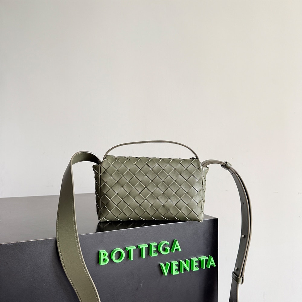 B0tt*ga Ven*ta Intrecciato Mini Bag With Flap(HIGH-END GRADE)