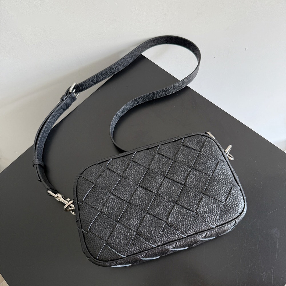B0tt*ga Ven*ta Small Intrecciato Camera Bag(HIGH-END GRADE)