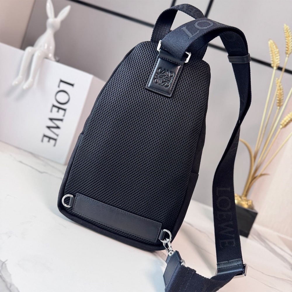 L0ew* Flex sling in canvas and suede (HIGH-END GRADE)
