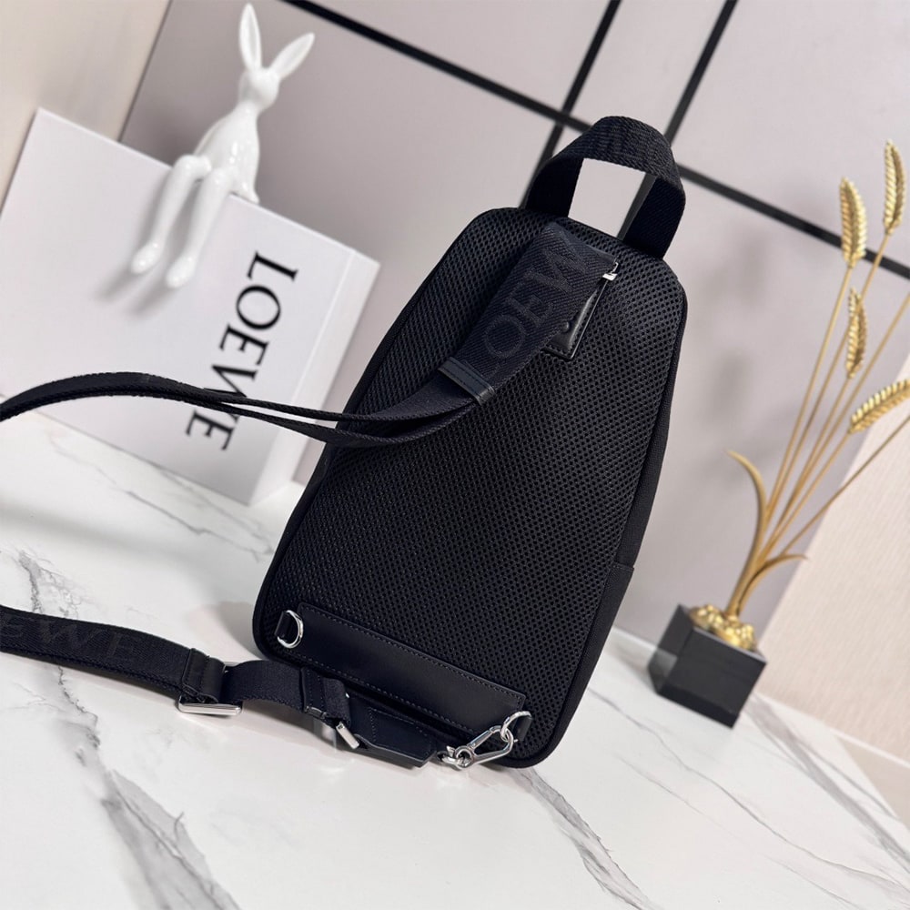 L0ew* Flex sling in canvas and suede (HIGH-END GRADE)
