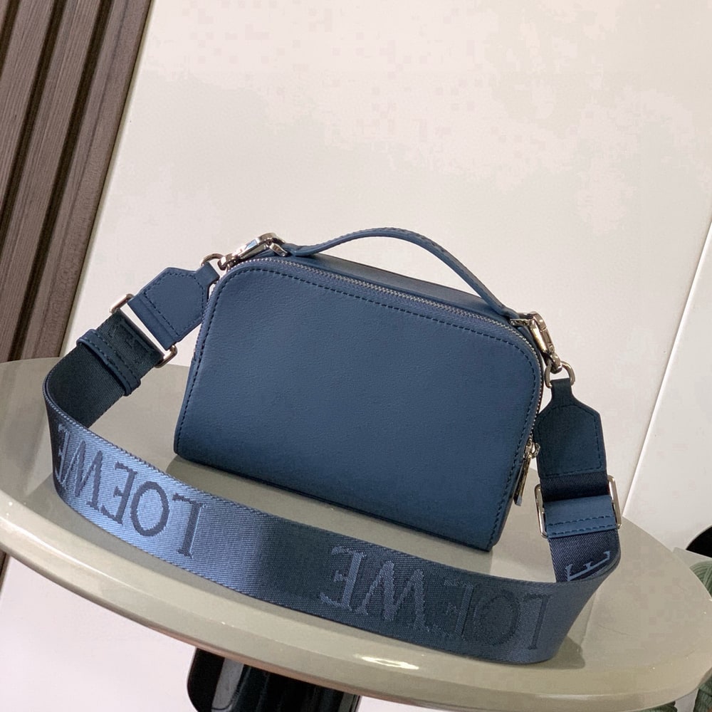 L0ew* Mini crossbody camera bag in satin calfskin (HIGH-END GRADE)