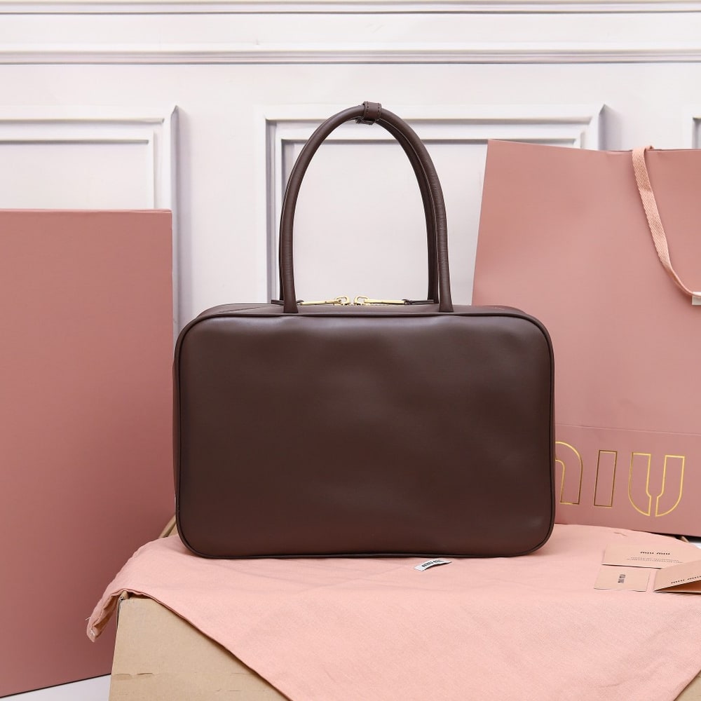 M1um1u Beau leather bag(HIGH-END GRADE)