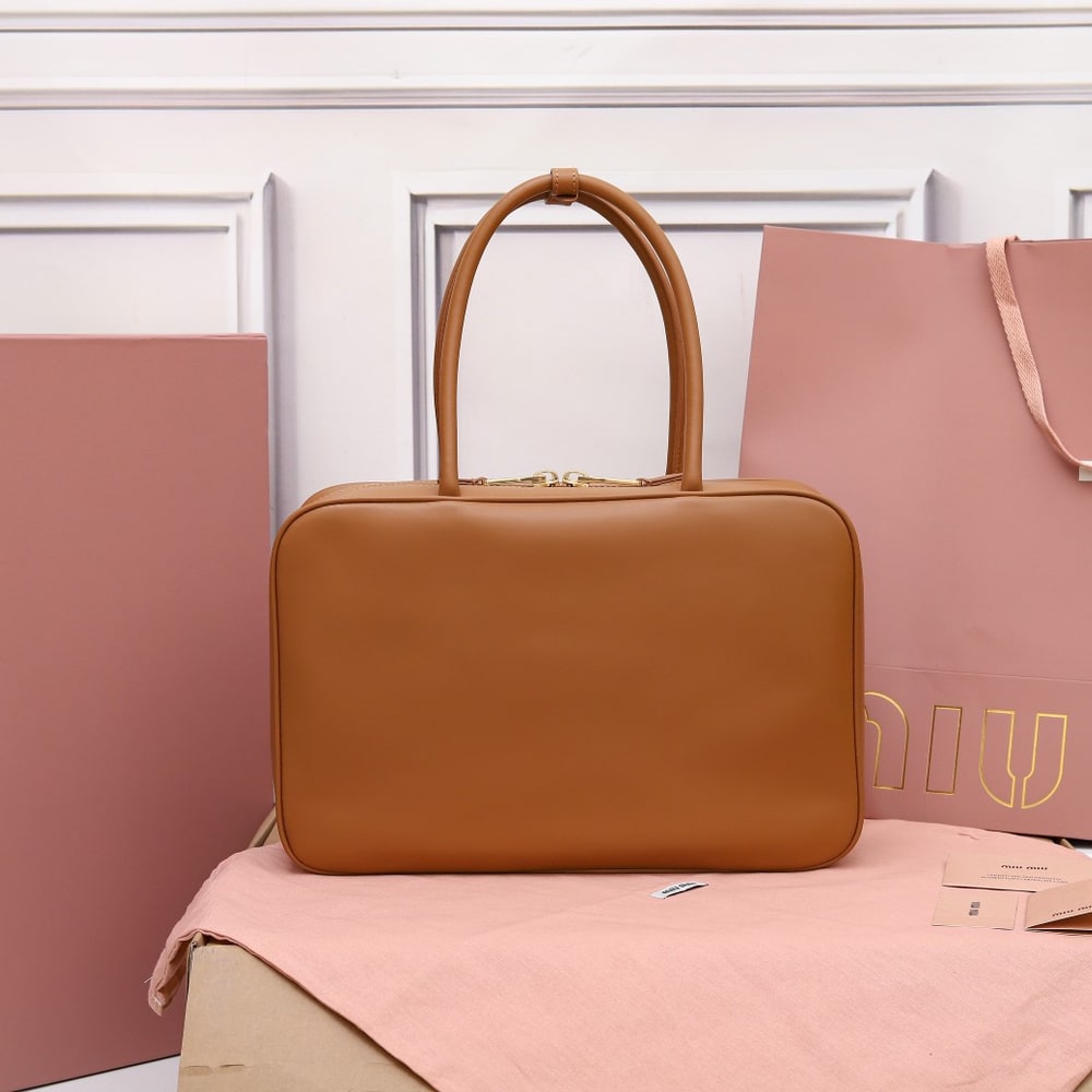 M1um1u Beau leather bag(HIGH-END GRADE)