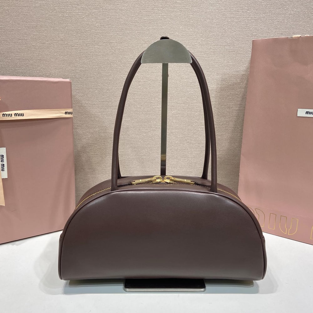M1um1u Medium Beau leather top-handle bag(HIGH-END GRADE)