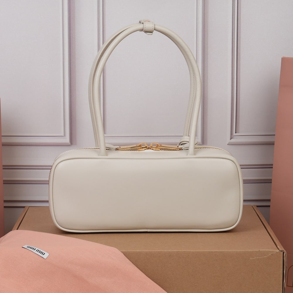 M1um1u Small Beau leather top-handle bag(HIGH-END GRADE)