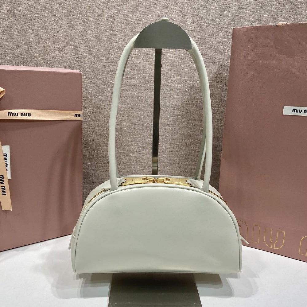M1um1u Small Beau leather top-handle bag(HIGH-END GRADE)