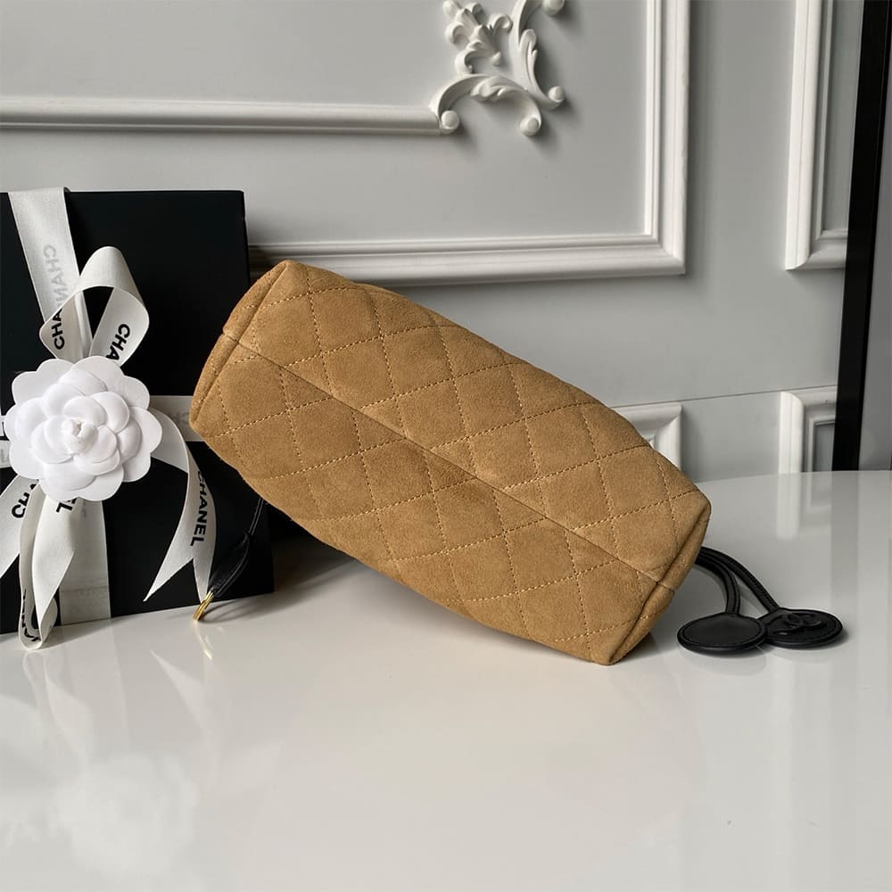 Ch**el Clutch with Leather Strap(HIGH-END GRADE)