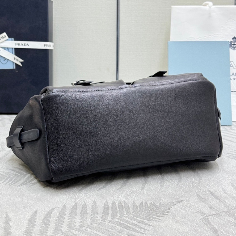 Pra*a Route medium leather tote bag(HIGH-END GRADE)