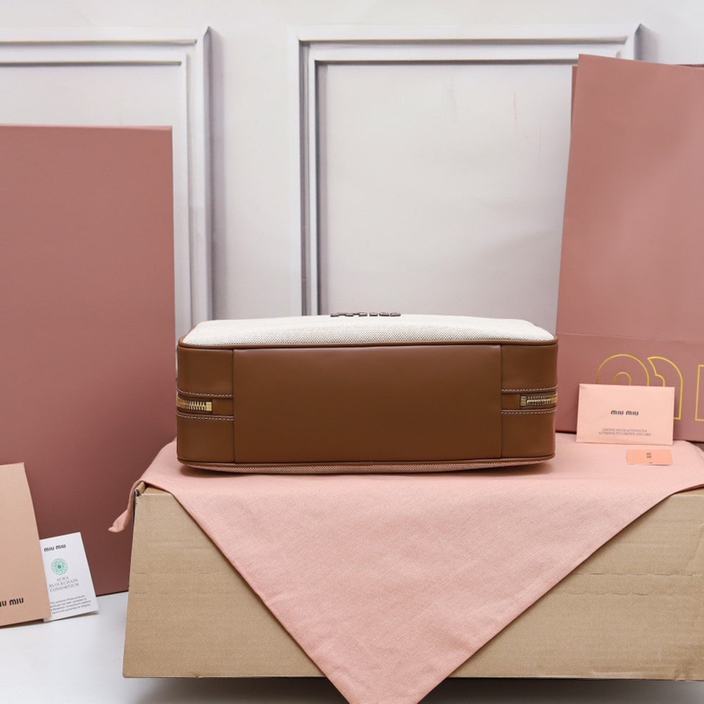 M1um1u Beau Canvas and Leather(HIGH-END GRADE)
