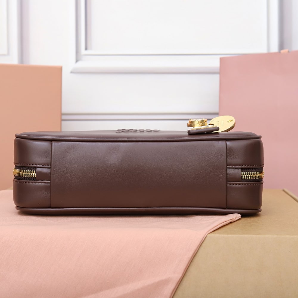 M1um1u Small Beau leather top-handle bag(HIGH-END GRADE)