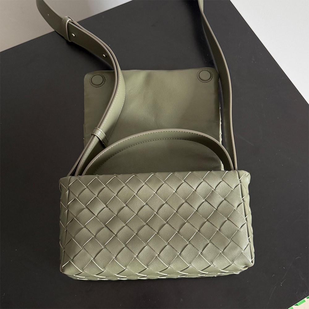 B0tt*ga Ven*ta Intrecciato Mini Bag With Flap(HIGH-END GRADE)