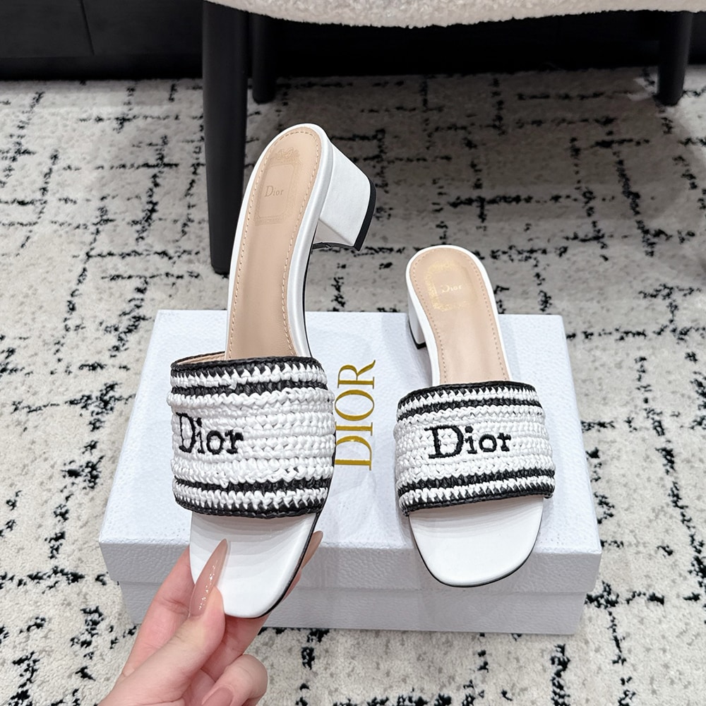 D10riviera D10r Woven Heeled Slide (EU SIZE 35-42)
