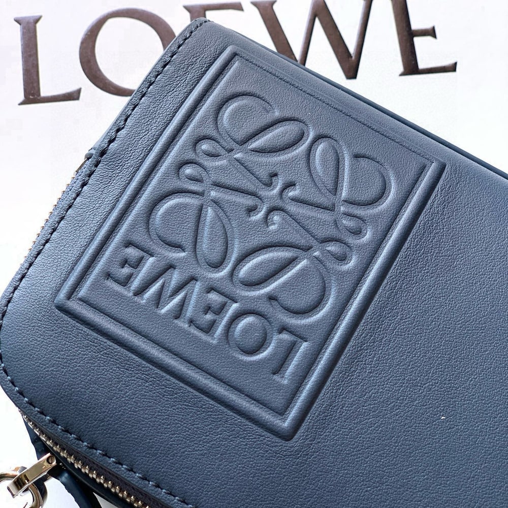 L0ew* Mini crossbody camera bag in satin calfskin (HIGH-END GRADE)