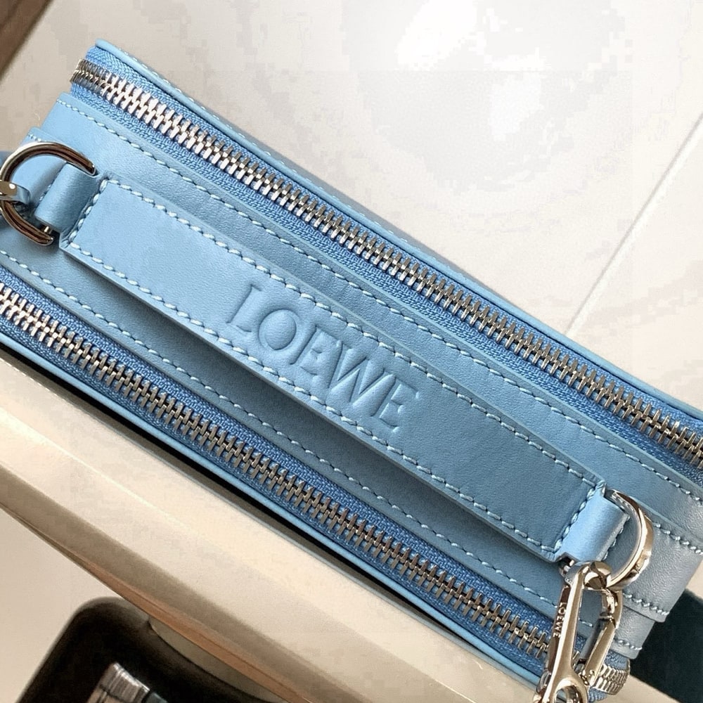L0ew* Mini crossbody camera bag in satin calfskin (HIGH-END GRADE)