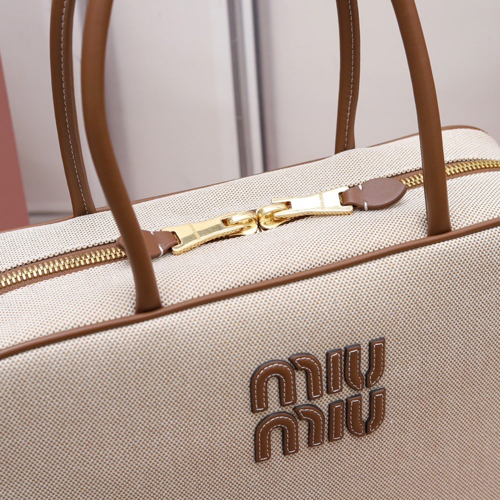 M1um1u Beau Canvas and Leather(HIGH-END GRADE)
