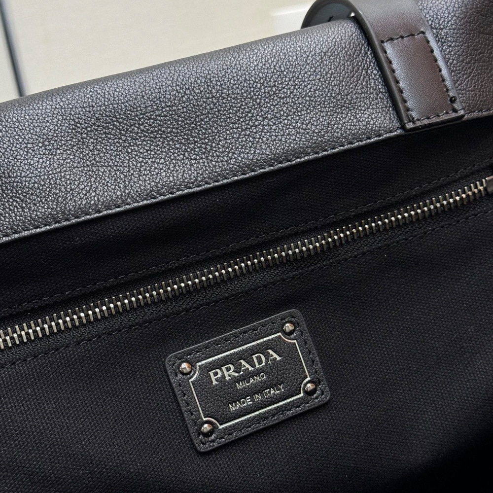 Pra*a Route large leather tote bag(HIGH-END GRADE)