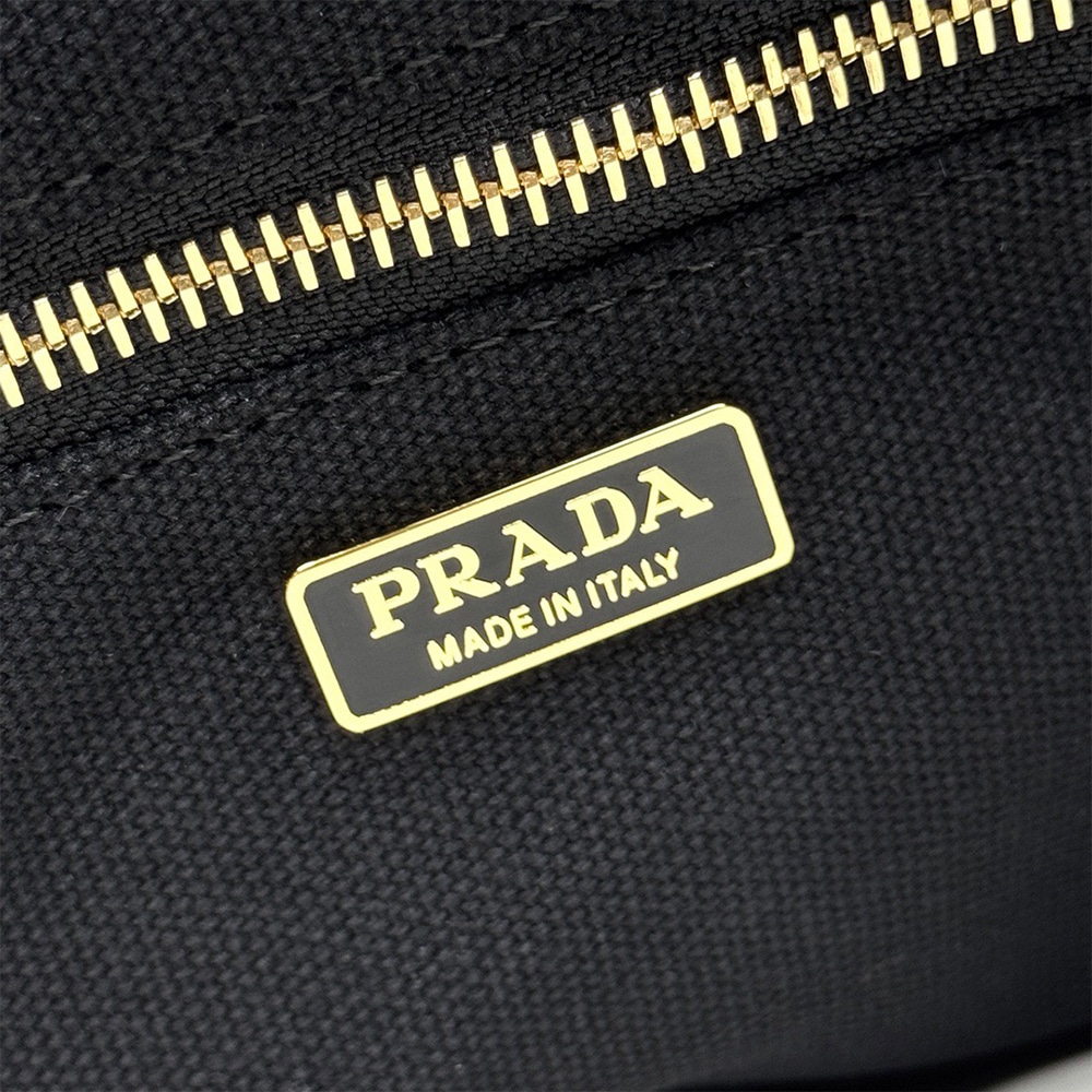 Pra*a Jardiniere small cotton canvas bag(HIGH-END GRADE)