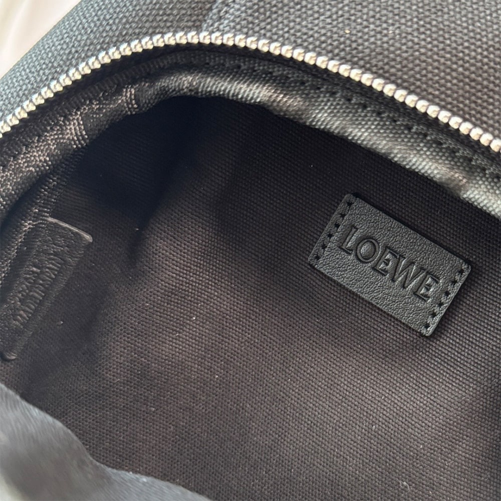 L0ew* Flex sling in canvas and suede (HIGH-END GRADE)